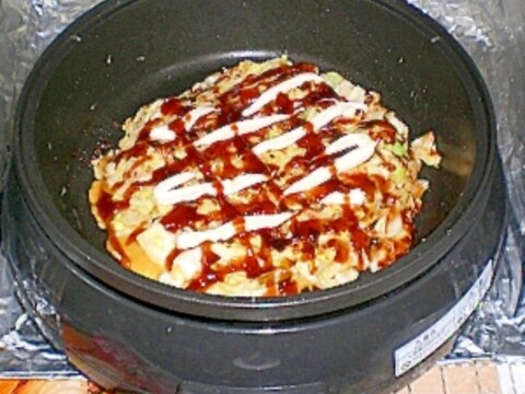 お手軽 キャベツ・卵・小麦粉でお好み焼き風